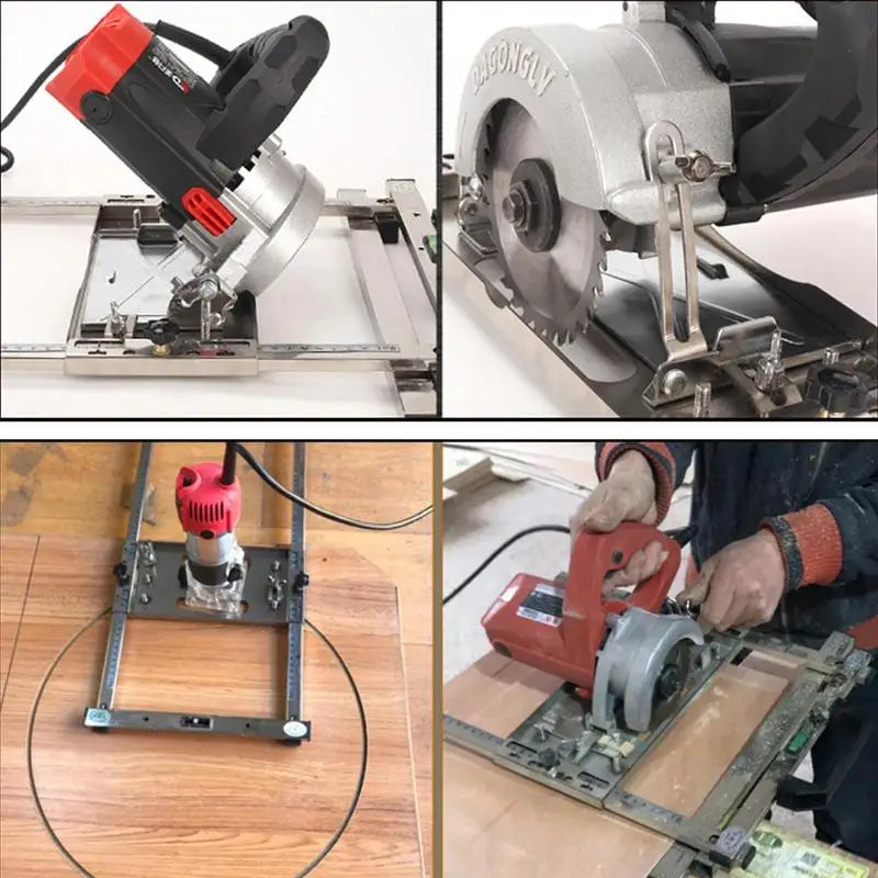 Woodworking Board Cutter Suitable For Electric Circular Saw Cutting Machines Quick Positioning Backing Board Cutting Machine