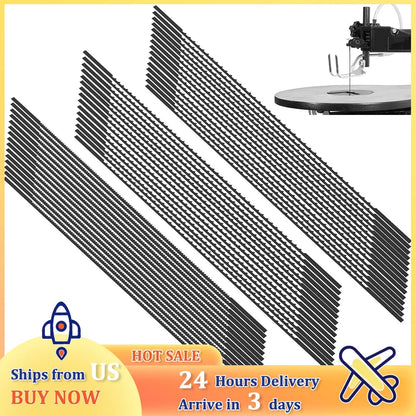 45/225Pcs 5 Inch High Carbon Steel Scroll Saw Blades