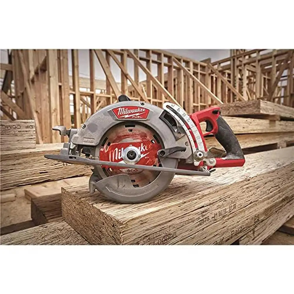 Rear Handle Circular Saw 7-1/4 HSS Blade Woodworking Power Tool