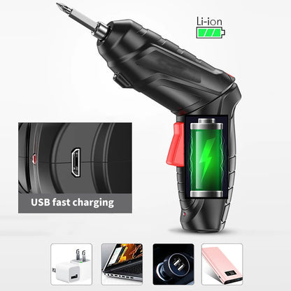 3.6V Mini Electric Drill Power Tools Household Repair 1800mAh Lithium Battery Wireless Impact Electric Cordless Screwdriver